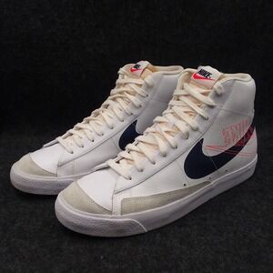 Nike Blazer Mid '77 Vintage 'Reverse Logo' Men's 13 White Retro Shoes DA4651-100